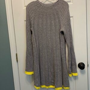 Sweater dress from Anthropologie.  Knit body and sleeves. Size S.